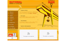 Tablet Screenshot of nationalcranes.co.in